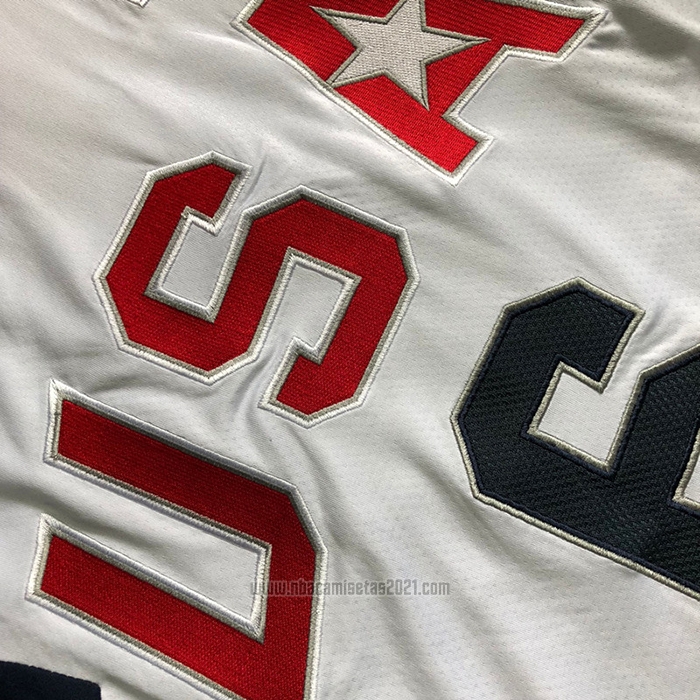 Camiseta USA 2008 LeBron James #6 Blanco